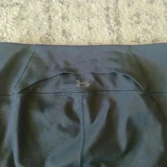Under Armour Womens Black Compression Ankle Length Leggings L - Picture 4 of 8